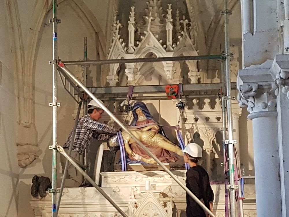 La Châtre - Restauration de la Vierge de Pitié (2019)