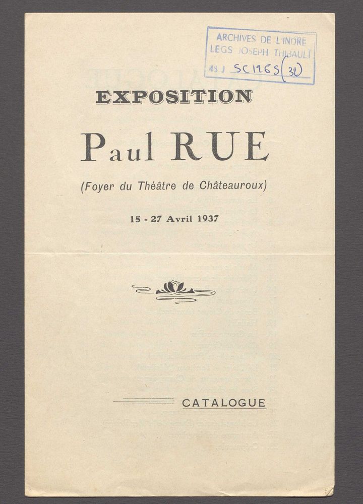Catalogues d'expositions
